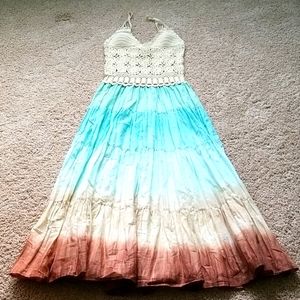 BCBG One of Kind Crochet Dress